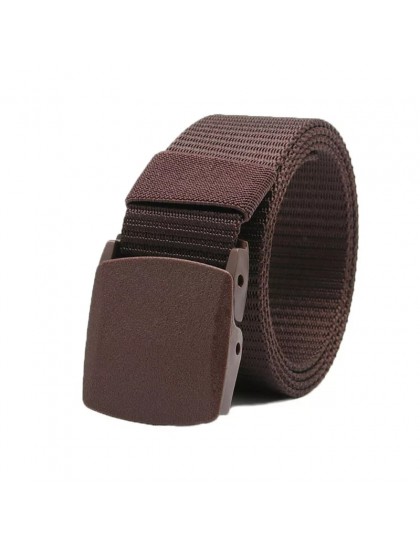 Ζώνη Καφέ Με Πλαστική Τόκα